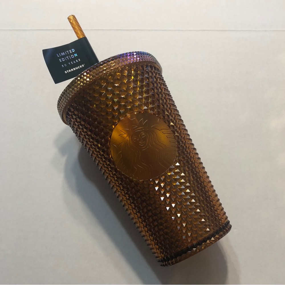 Starbucks Honeycomb Gold 50th Anniversary NEW 16iz